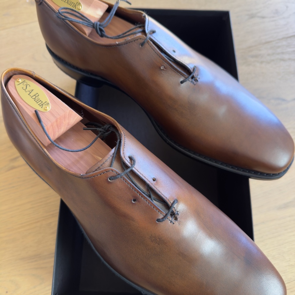 Allen Edmonds - Hanover - Whole Cut Oxford - Bourbon - 10.5 D - New/Never Worn